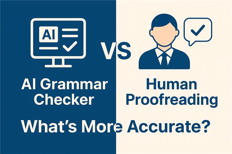 AI Grammar Checker vs Human Editing | Which Is More Accurate?
