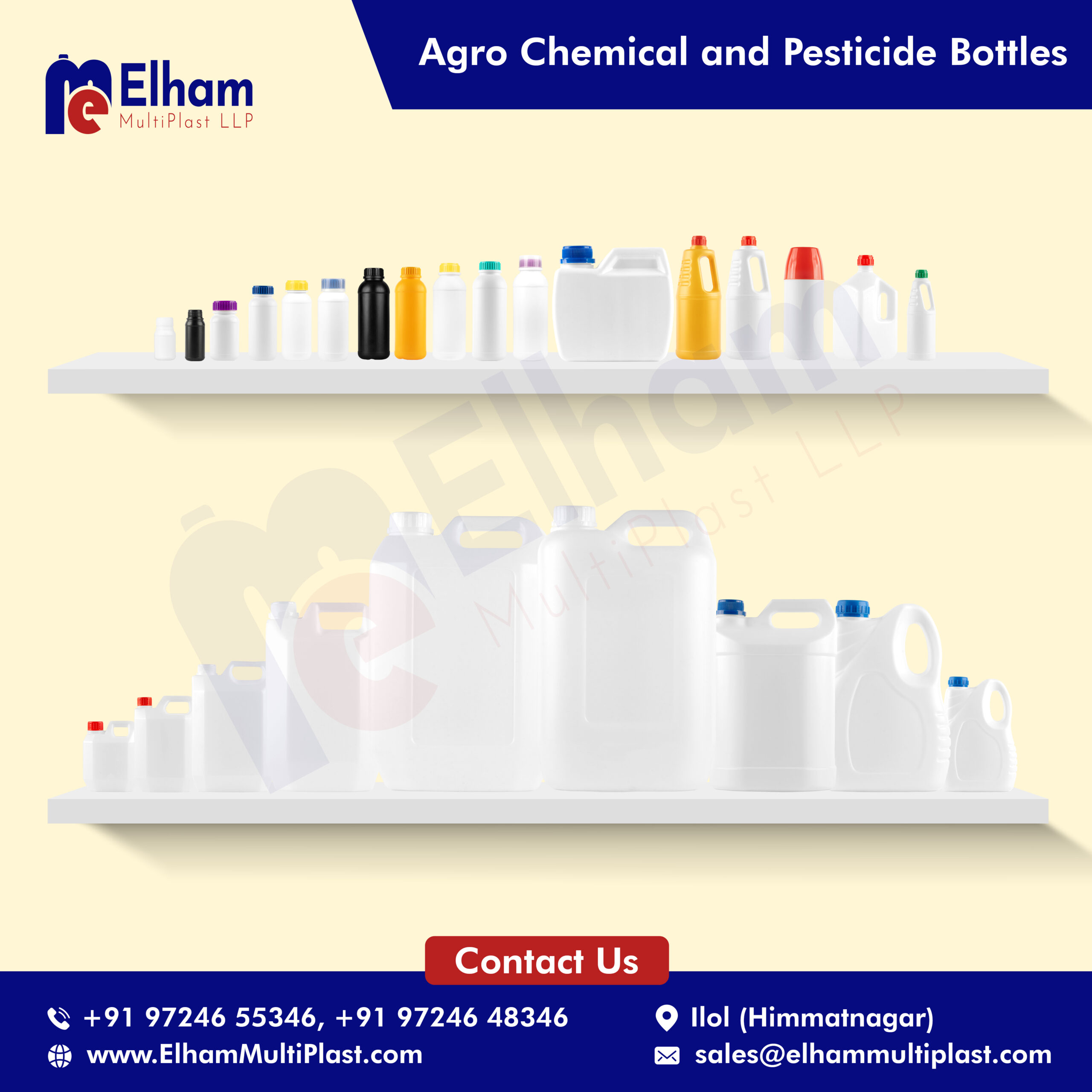 Pesticide Bottles & Agro Chemical Bottles Manufacturer