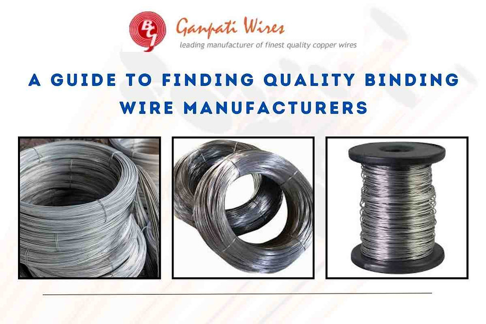 A Guide to Finding Quality Binding Wire Manufacturers