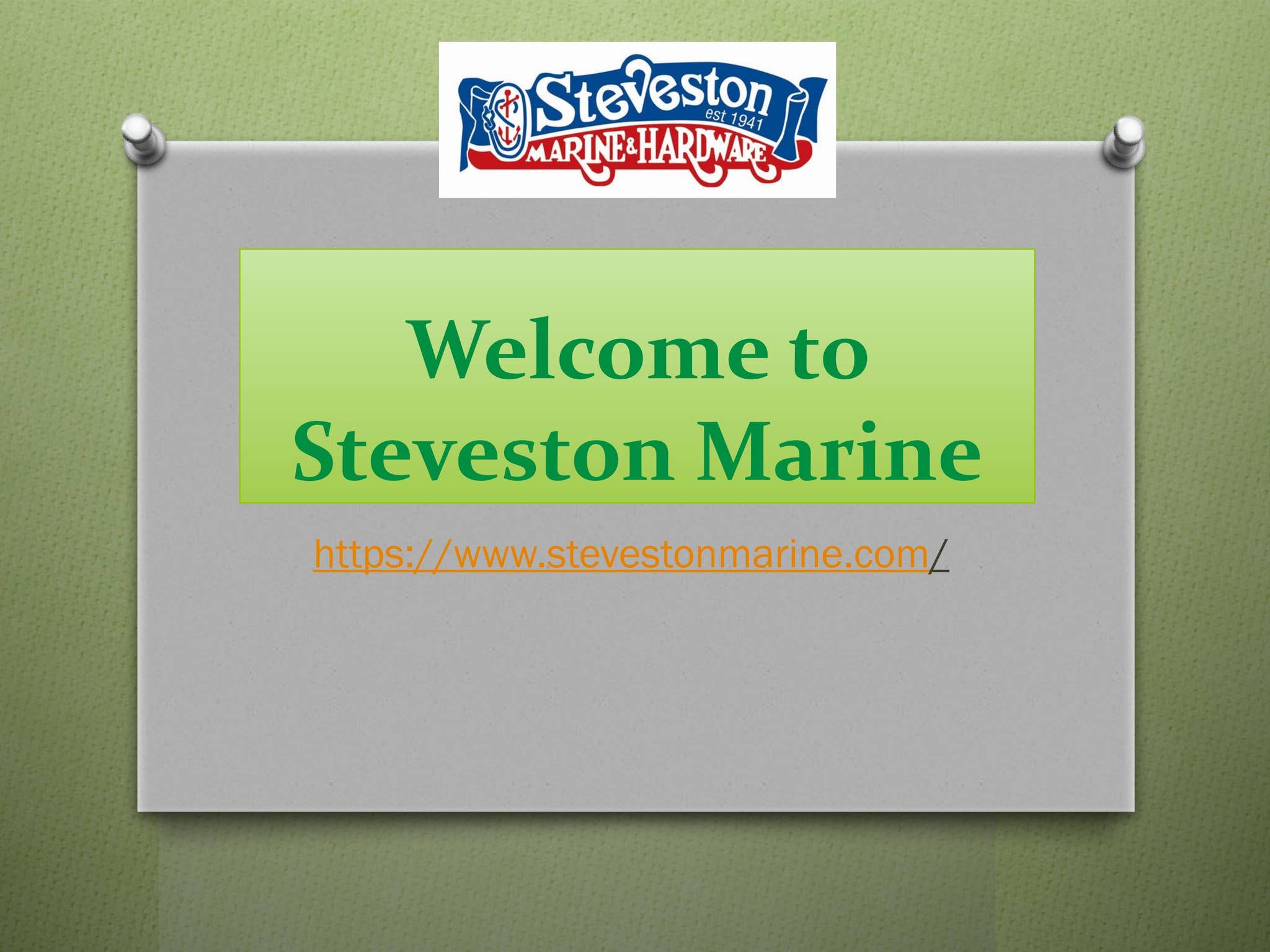 Welcome to Steveston Marine by Steveston Marine - Issuu