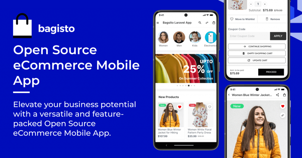 Open Source eCommerce Mobile App | Free eCommerce Mobile Application