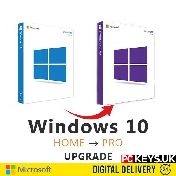 Shop for Windows 10 Home to Professional Upgrade | PC Keys £24