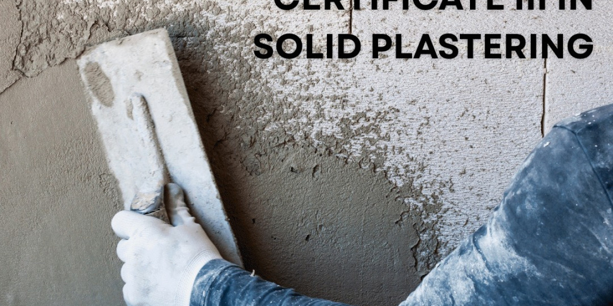 Certificate III in Solid Plastering: Build a Skilled Trade Career with Baxter Institute