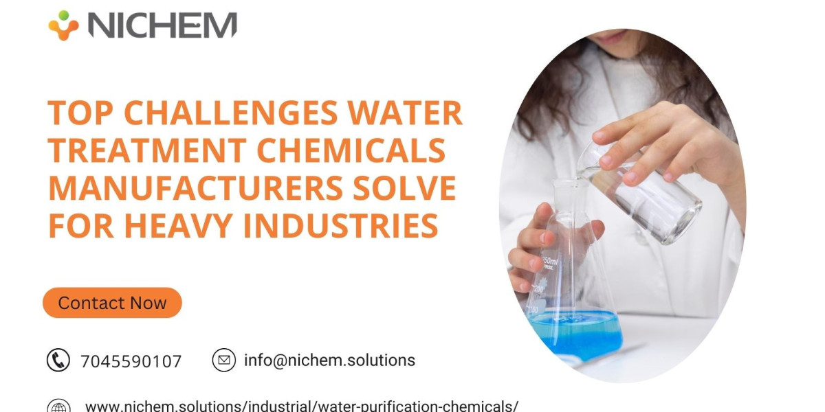 Top Challenges Water Treatment Chemicals Manufacturers Solve for Heavy Industries