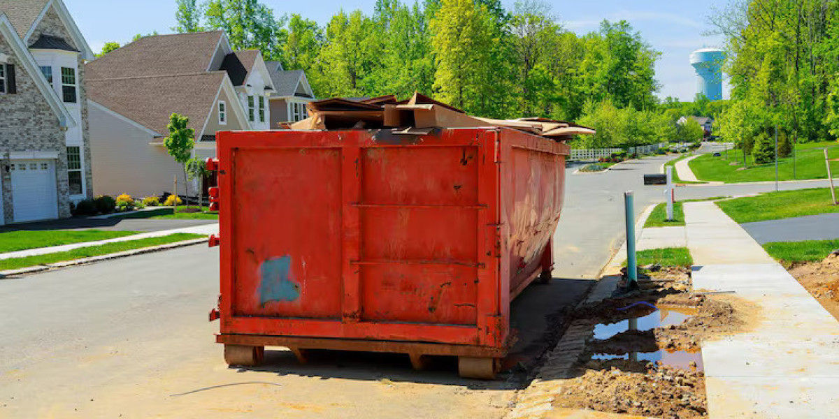 How a dumpster makes heavy cleanup faster and more organized