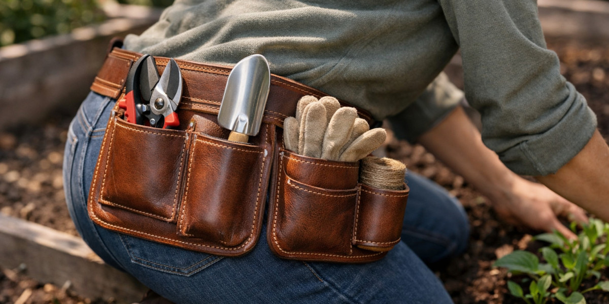 Comfort and Utility: How Leather Tool Belts Improve Garden Workflow