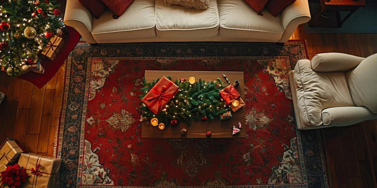 Best Rug Colors for Christmas: Red, Green, Gold & Neutrals