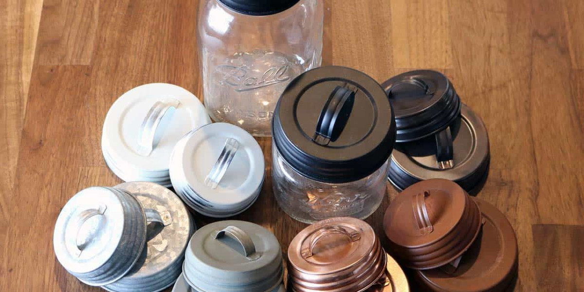 Custom Glass Jars With Different Lid Styles