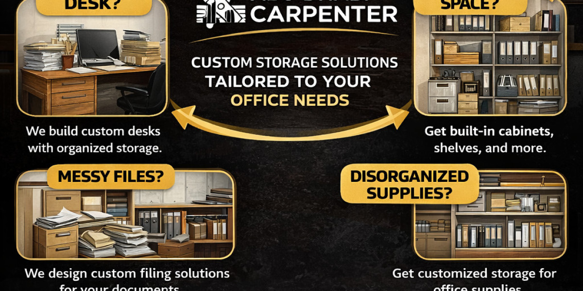 Office Storage Problems? Smart Solutions by a Carpenter In Abu Dhabi
