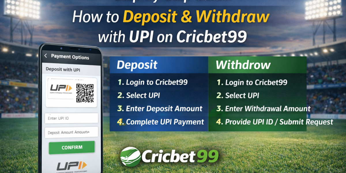 How to Deposit & Withdraw with UPI on Cricbet99