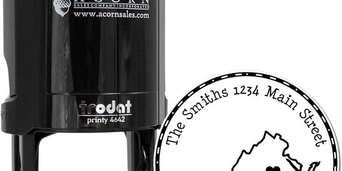 Personalized Virginia Return Address Stamp – Self-Inking Custom Stamper by Acorn Sales