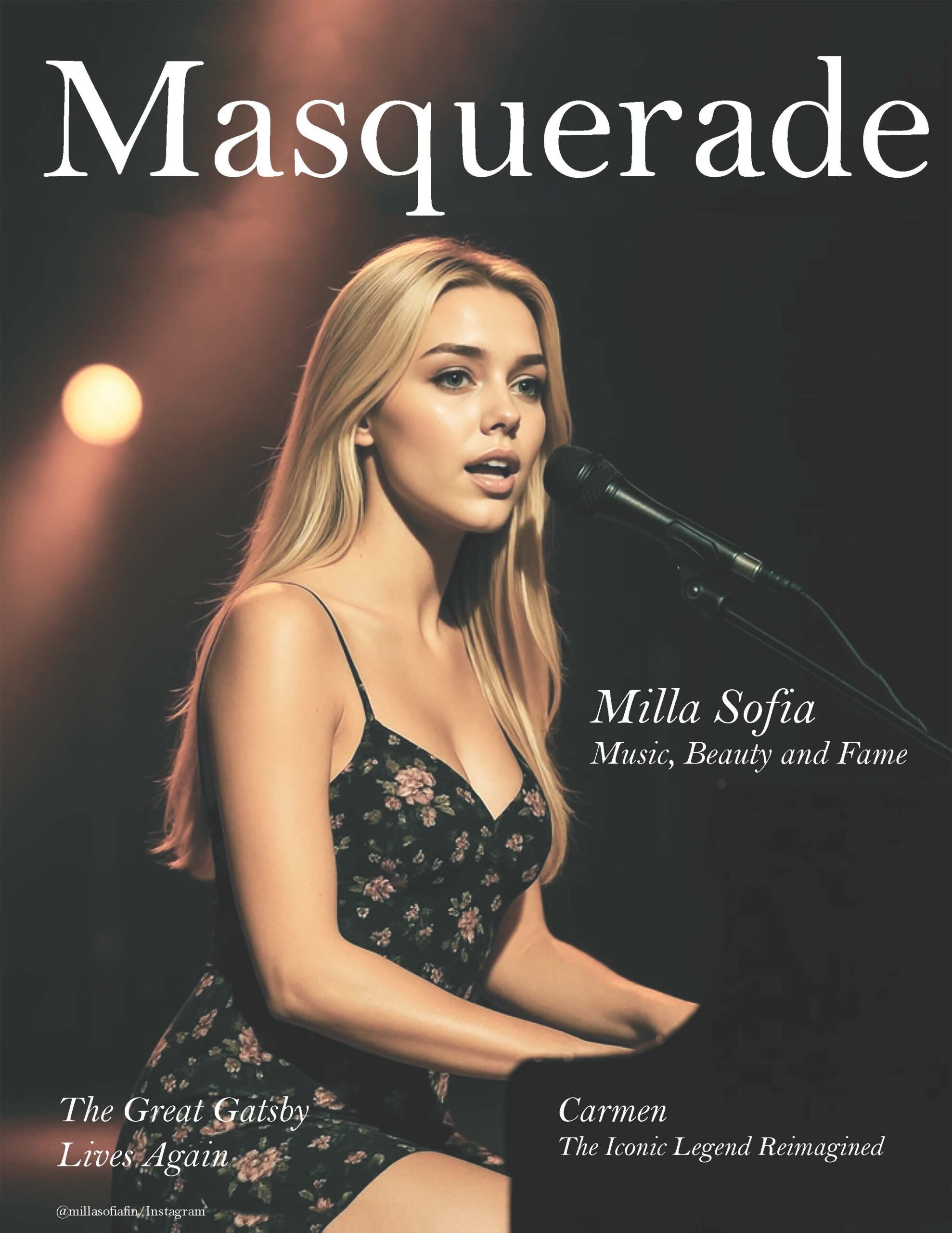 Milla Sofia : Music, Beauty and Fame Goes Virtual - Masquerade Magazine