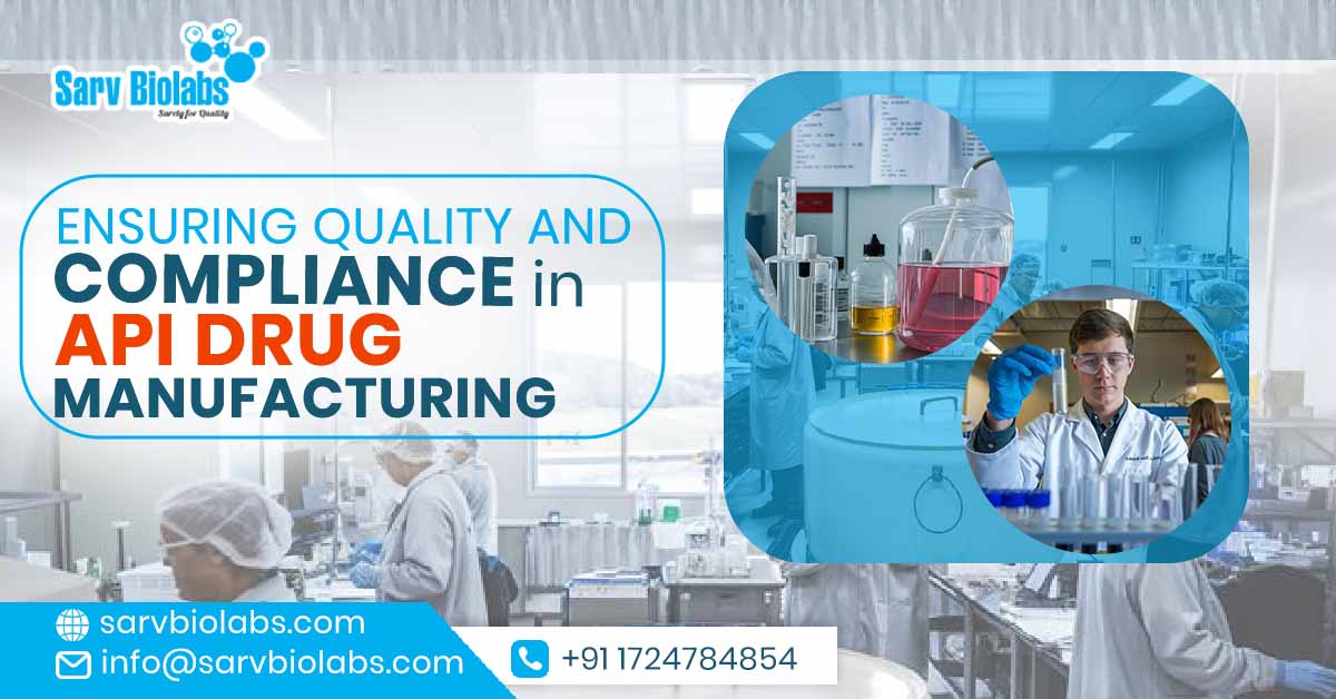 Best API Drug Manufacturing Company - Sarv Biolabs