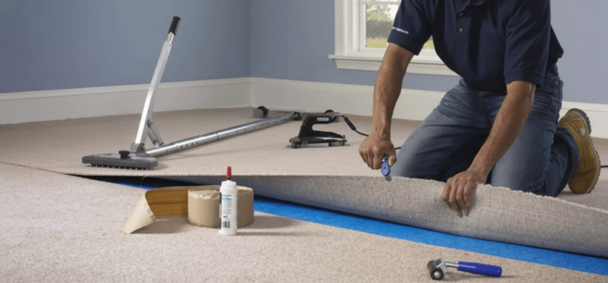 Carpet Repair Services for Stretching, Seams, and Wrinkles