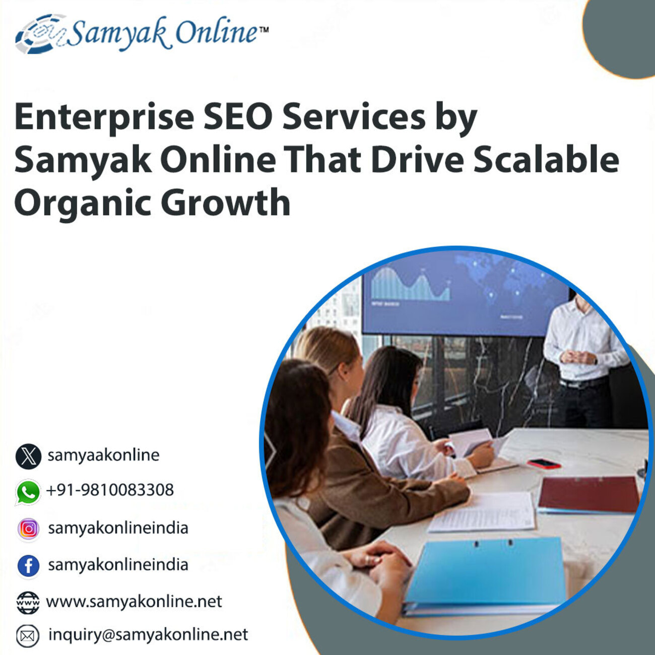 Enterprise SEO Services by Samyak Online That Drive Scalable Organic Growth - Samyak Online – The Best SEO Company in Delhi