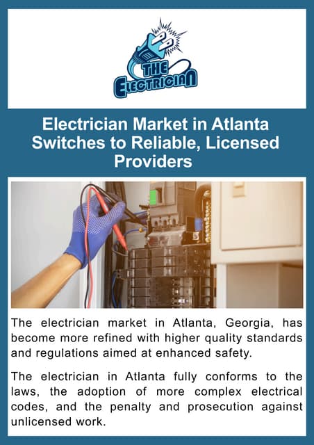 Electrician Market in Atlanta Switches to Reliable, Licensed Providers .pdf