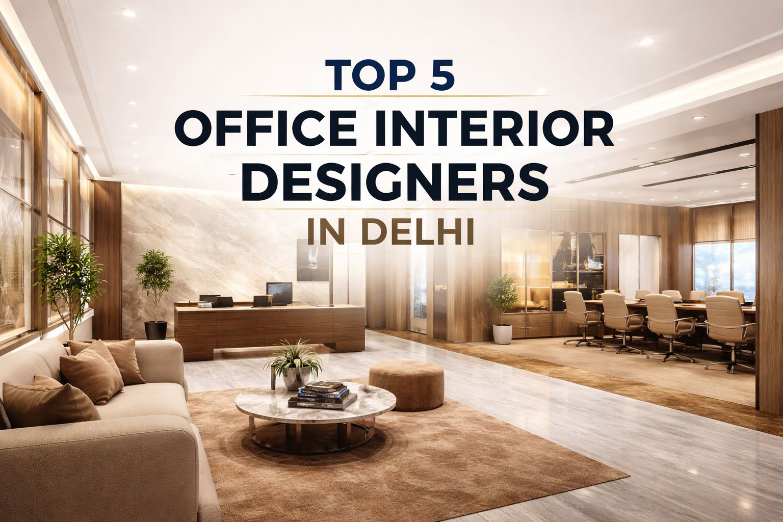 Top 5 Office Interior Designers in Delhi for Modern Workspaces in 2026 - Newsglo