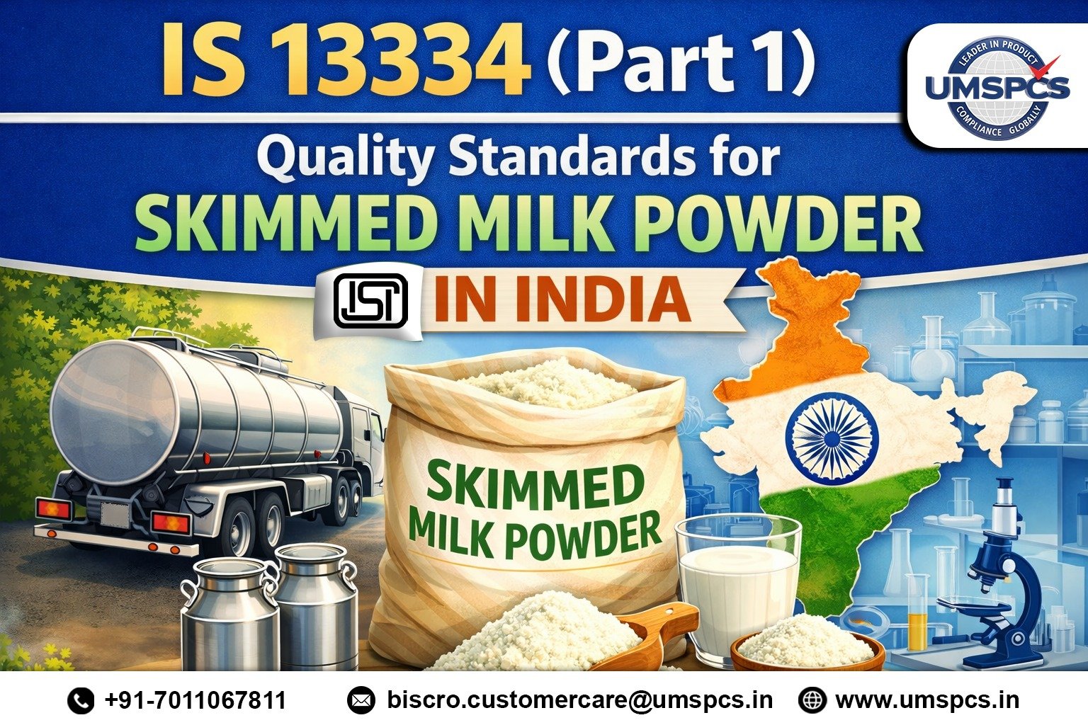 IS 13334 (Part 1): BIS for Skimmed Milk Powder in India
