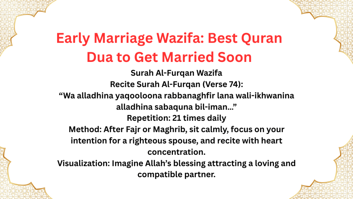 Early Marriage Wazifa: Best Quran Dua to Get Married Soon – Karma Align Muslim