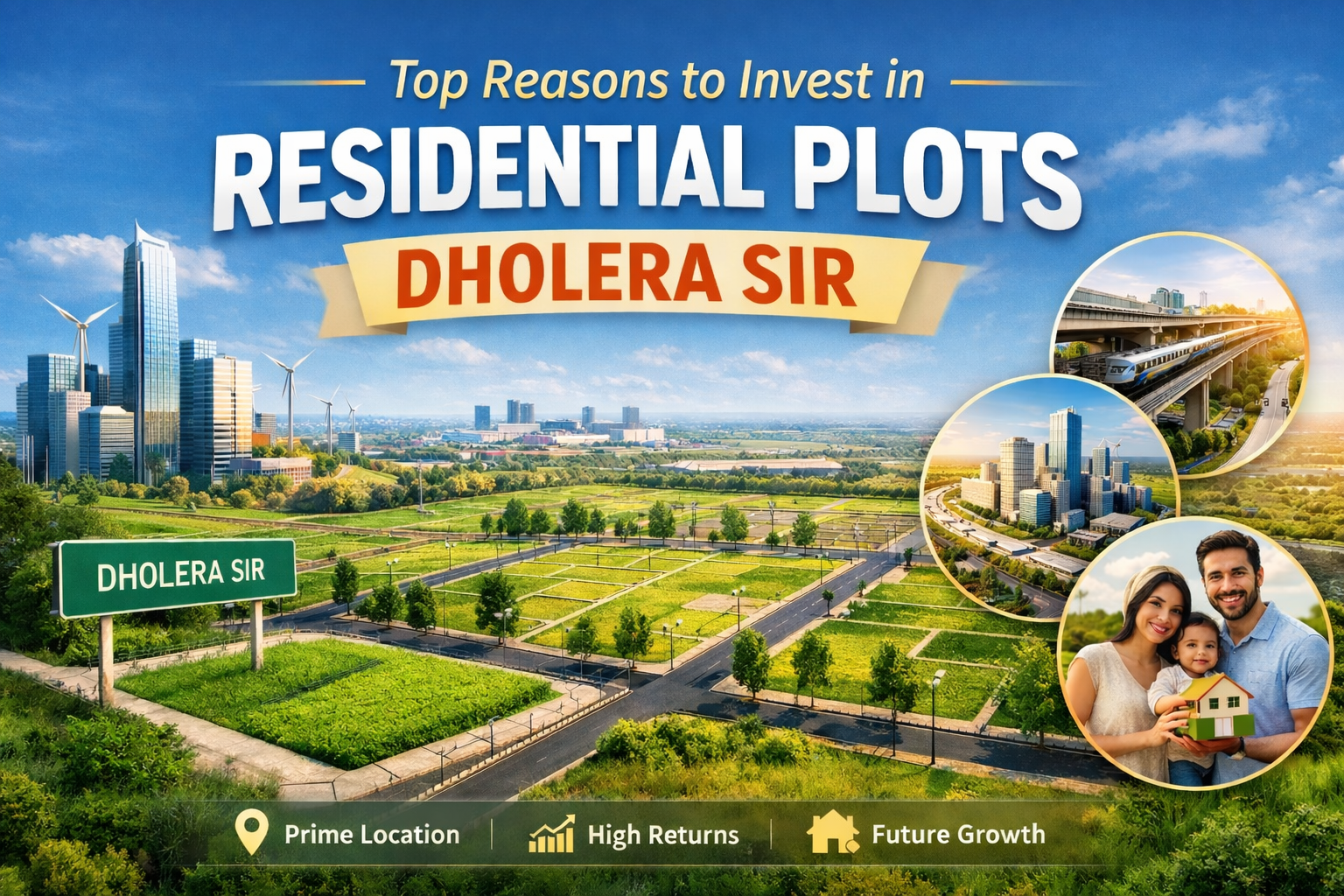 Top Reasons to Invest in Residential Plots Dholera SIR