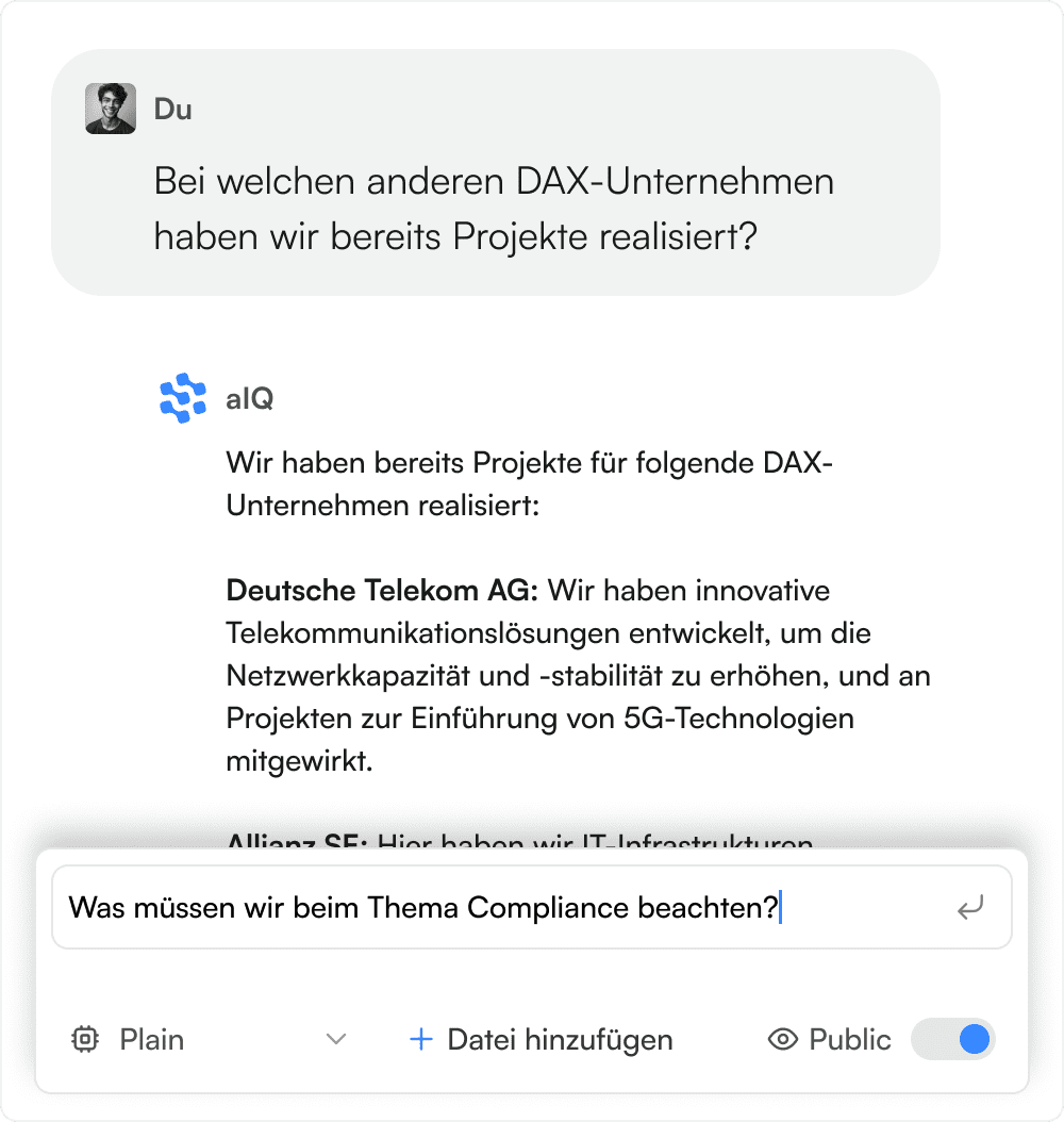 Custom GPT: Companies Personalized AI Assistant AIQ | Germany