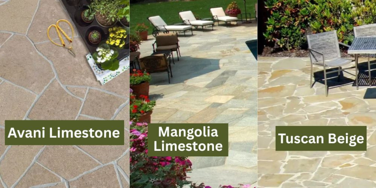 Limestone Crazy Paving in Australia (Warehouses in Sydney, Melbourne & Brisbane)