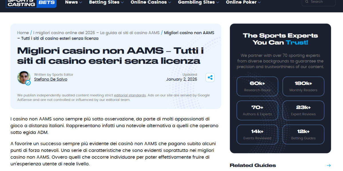 Siti Casino Non AAMS: Una Guida Completa per i Giocatori Italiani