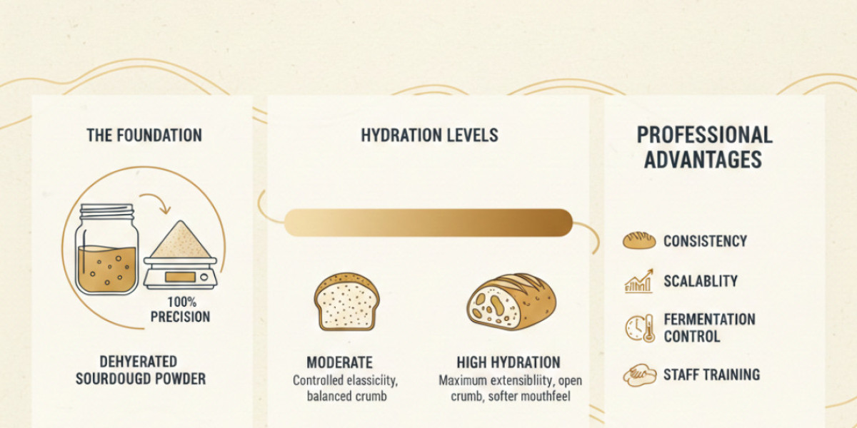 Shaping Dough Strength and Texture with Dehydrated Sourdough Powders