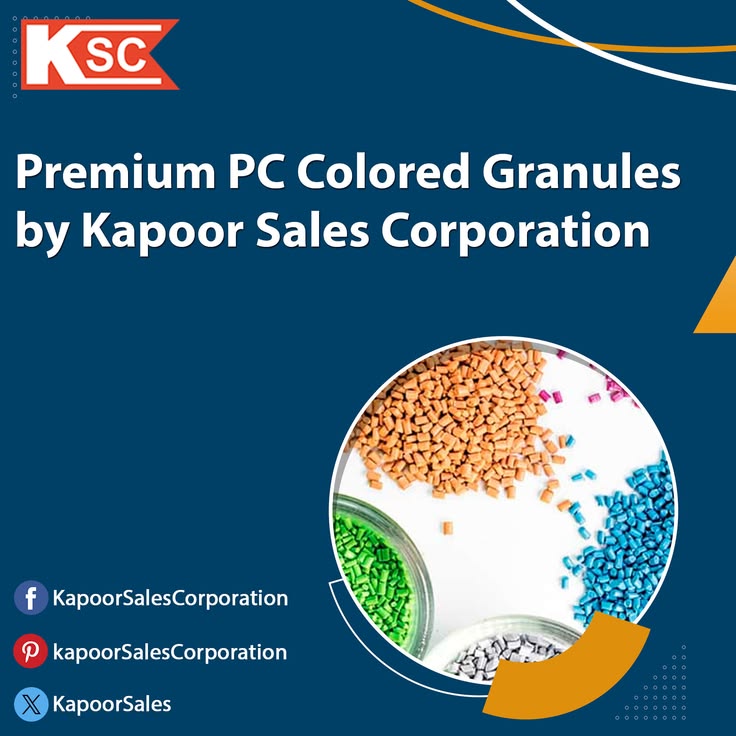 Premium PC Colored Granules by Kapoor Sales Corporation