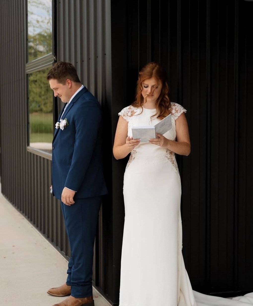 Bright Dusty Blue & Blush July Wedding | Lexi & Austin