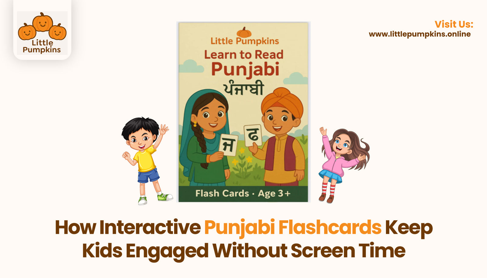 How Interactive Punjabi Flashcards Keep Kids Engaged Without Screen Ti  – Little Pumpkins