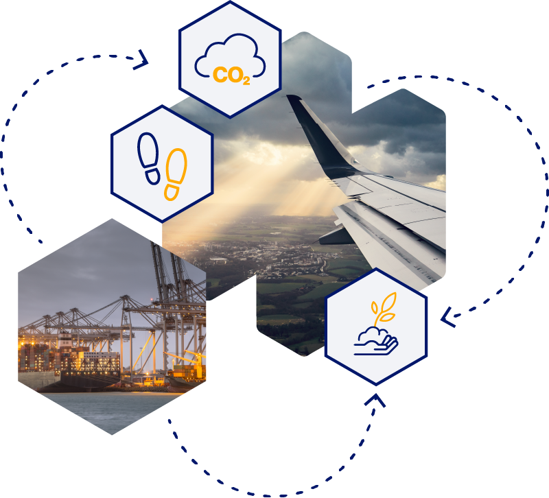 Supply Chain Carbon Tracking and CO2  Reporting- Blue Box