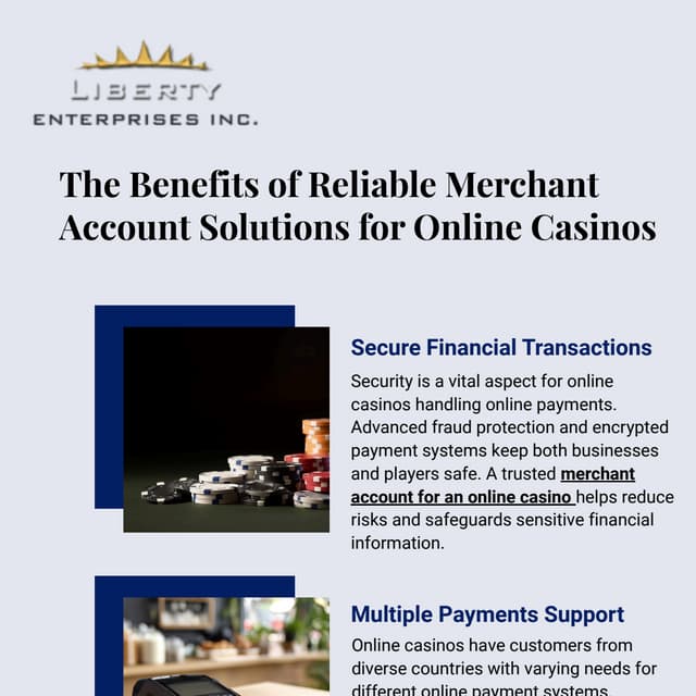 The Benefits of Reliable Merchant Account Solutions for Online Casinos | PDF