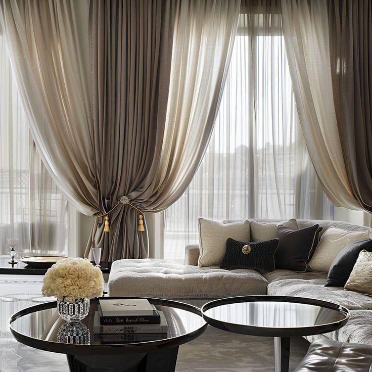 Living Room Curtains Shop Near Me in Dubai