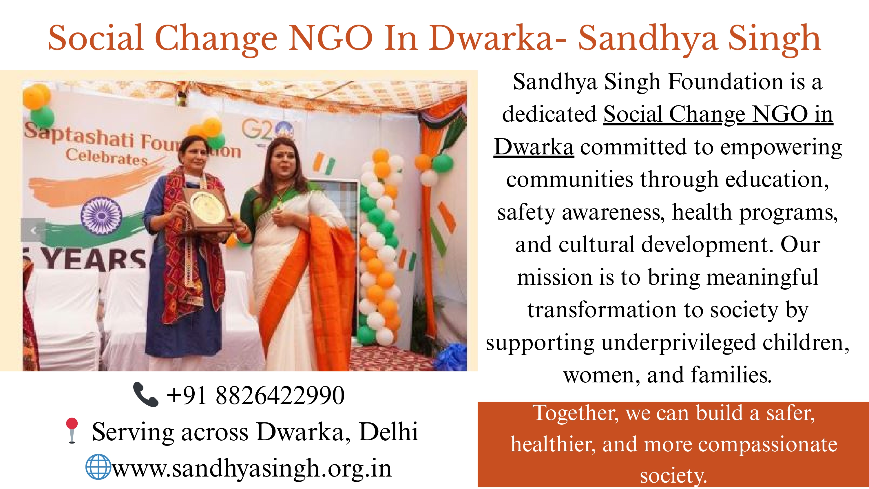 Whizolosophy | Sandhya Singh Founder Of Durga Saptashti NGO
