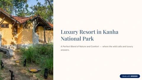 Luxury Resort in Kanha National Park: A Perfect Blend of Nature and Comfort