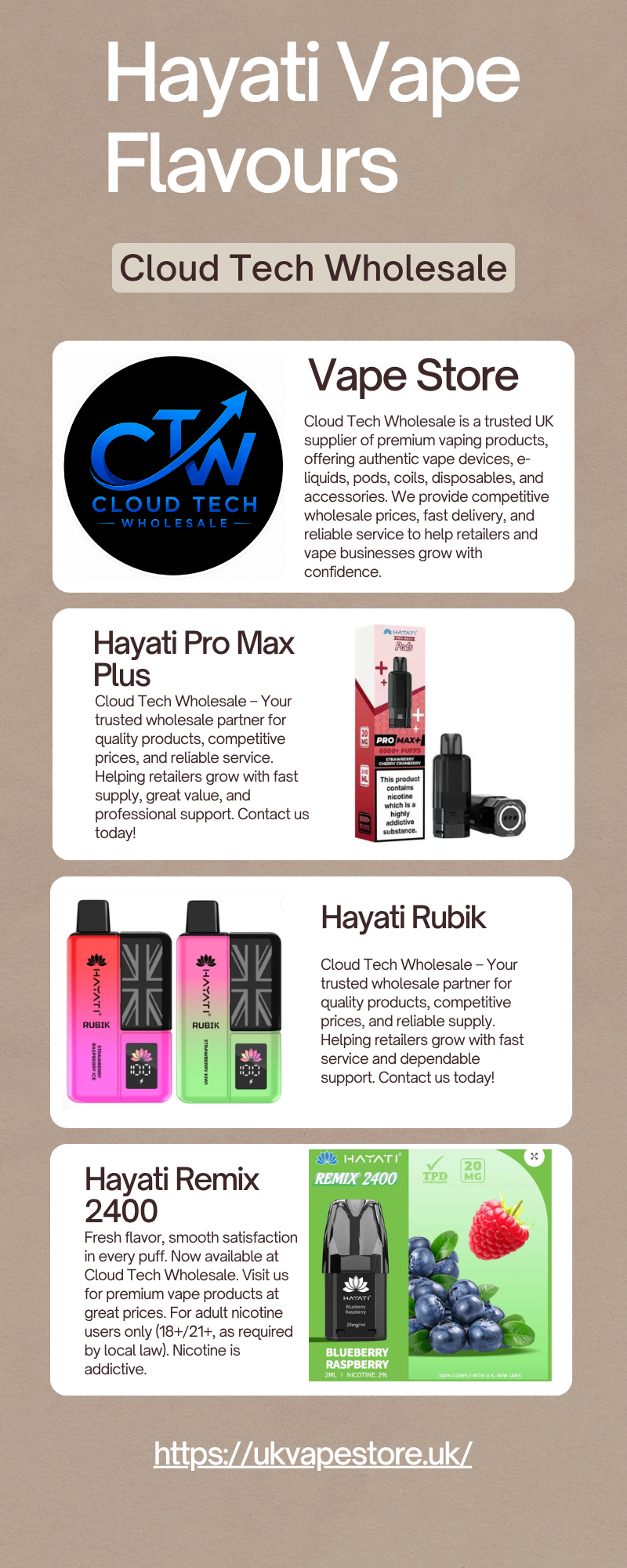 Hayati Vape Flavours - Cloud Tech Wholesale hosted at ImgBB — ImgBB