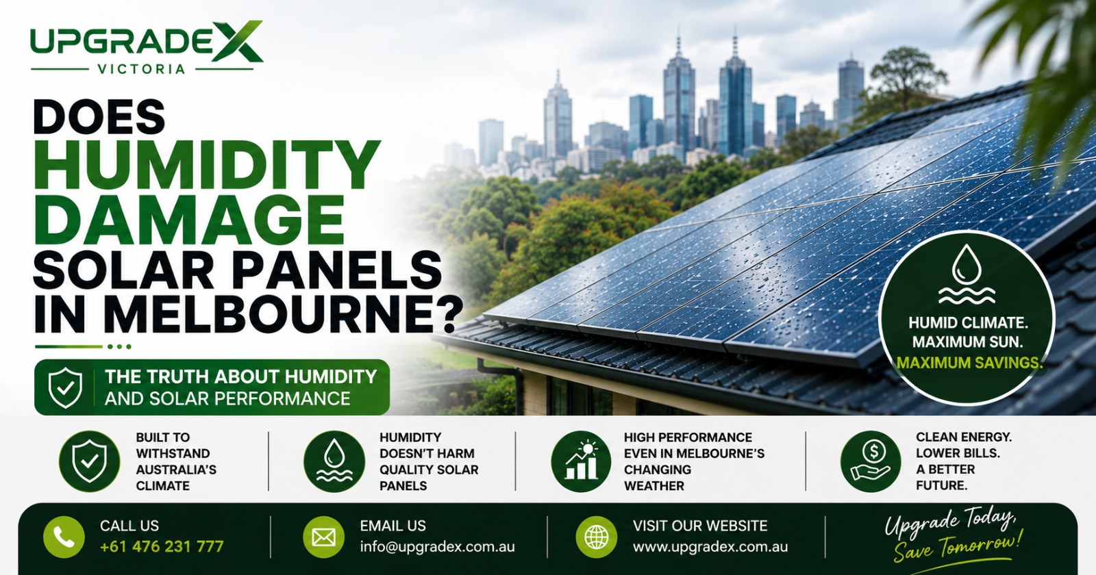Humidity Damage Solar Panels: Does Melbourne's Humid Affect