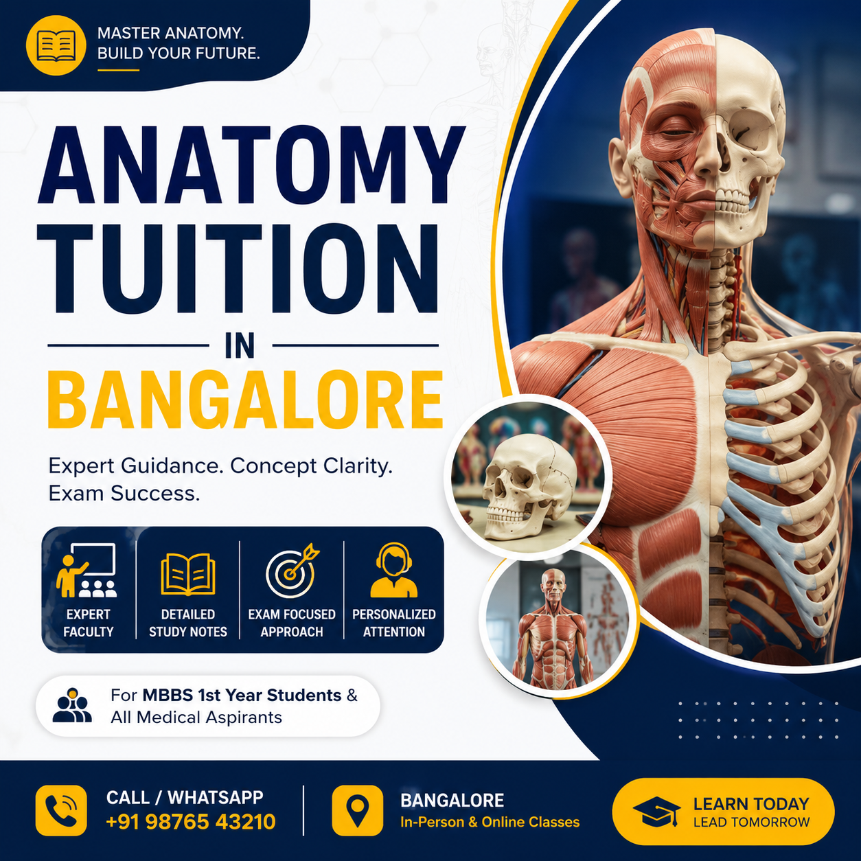 Anatomy Coaching & Tuition in Bangalore for MBBS Students
