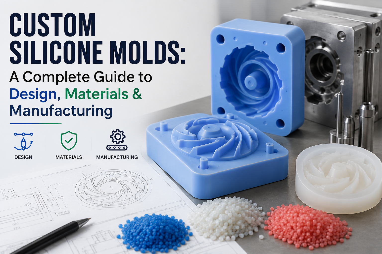 Custom Silicone Molds: A Complete Guide to Design, Materials & Manufacturing – Rubber Molded Products