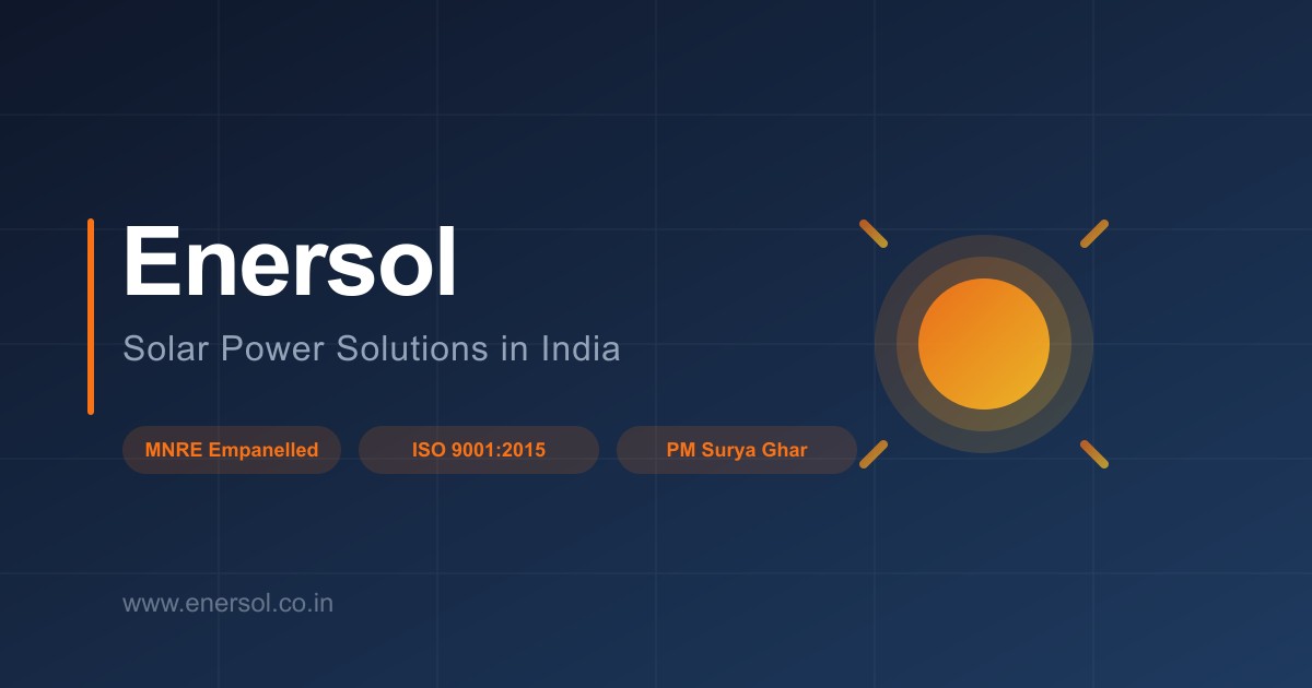 Solar Installation in Maharashtra | Solar EPC Company Maharashtra | Enersol