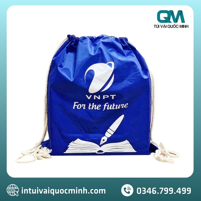Túi dây rút vải dù - In Túi Vải Quốc Minh