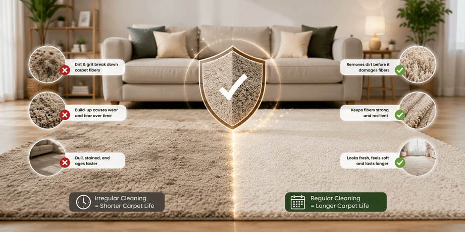 Does Regular Carpet Cleaning Make It Last Longer?