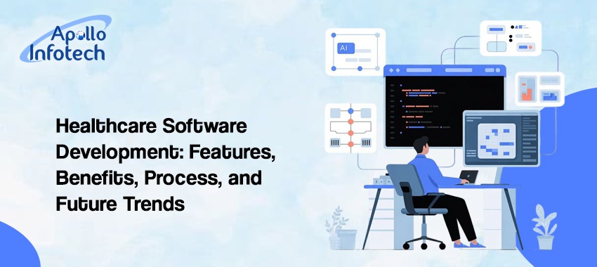 Healthcare Software Development: Features, Trends & Benefits