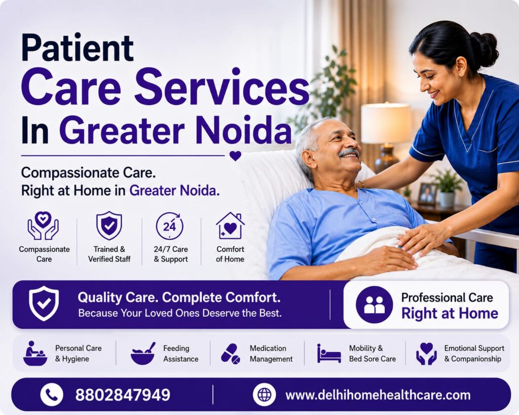 24/7 Patient Care Services In Greater Noida | Delhi Home Healthcare