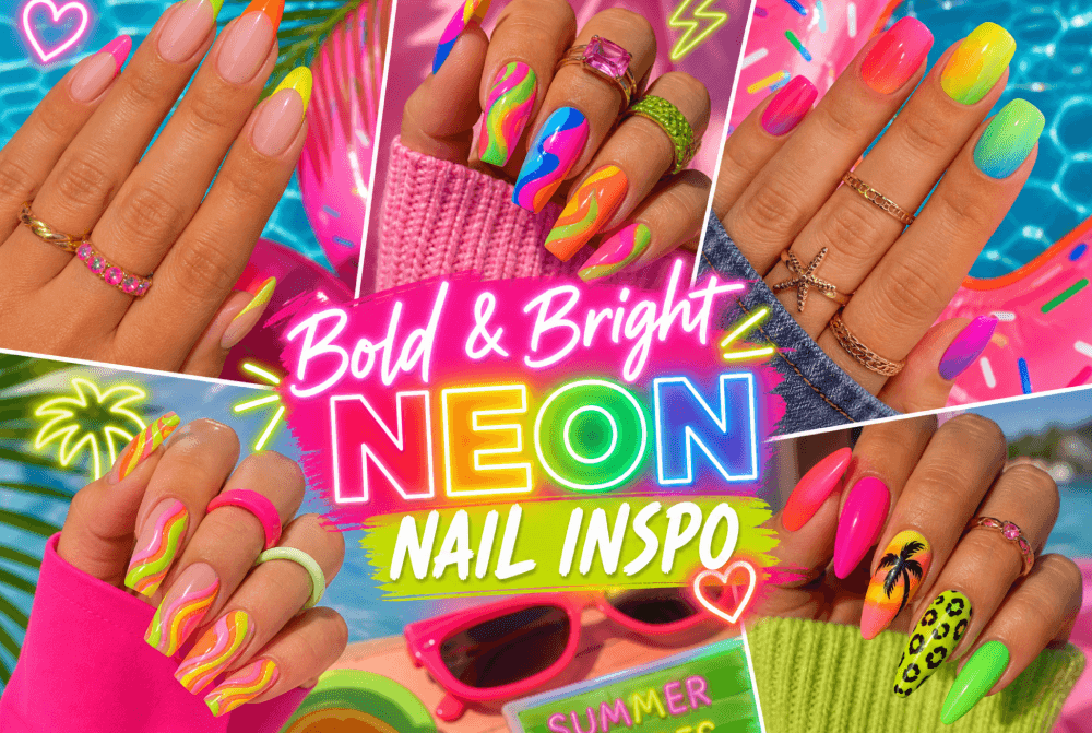 8 Unique Neon Nail Designs for Summer | LA Nail Supplies - Blog | LA Nail Supplies