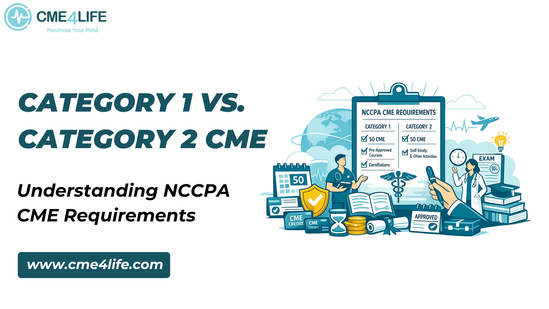 Category 1 vs. Category 2 CME: Understanding NCCPA CME Requirements
