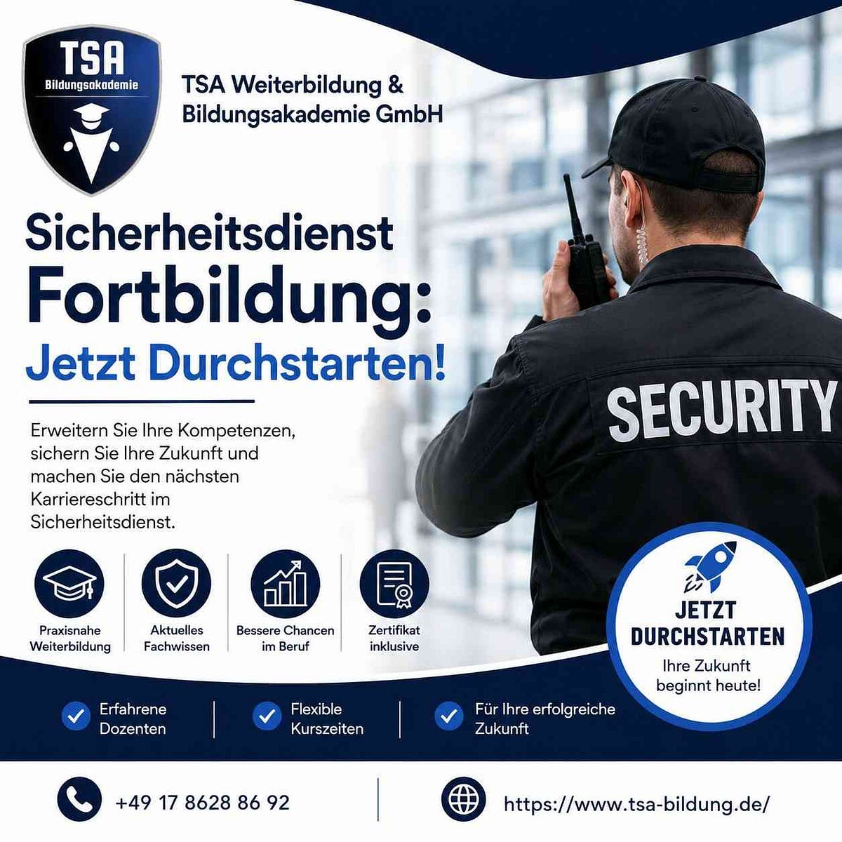 Sicherheitsdienst Fortbildung: Jetzt Durchstarten! | by Tsabildung | Jul, 2026 | Medium