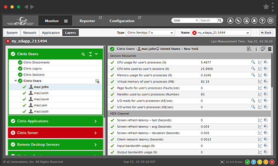 Citrix Cloud Monitoring for Virtual Apps & Desktops Service
