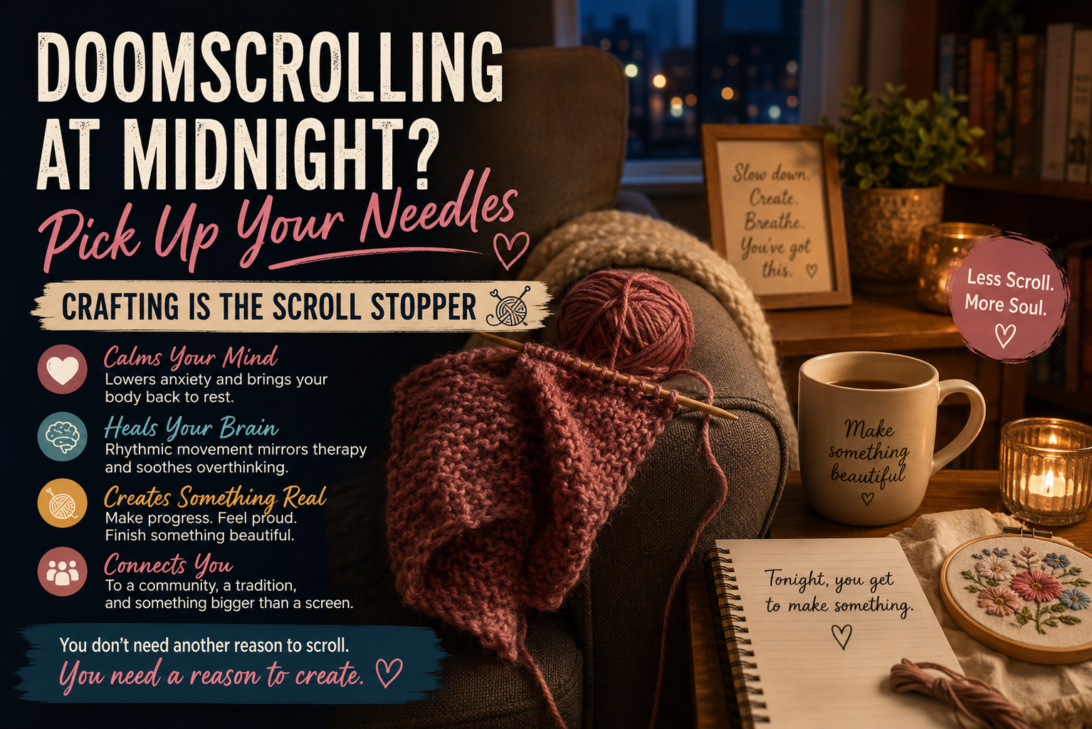 Why Crafting is the Antidote to Doomscrolling | Webyourself Social...